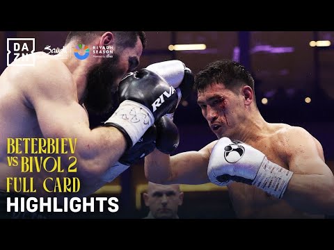 Riyadh Season: Artur Beterbiev vs. Dmitry Bivol 2 Full Card Highlights