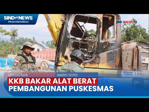 Ft Tebar Teror Kkb Bakar Alat Berat Pembangunan Puskesmas Di Maybrat