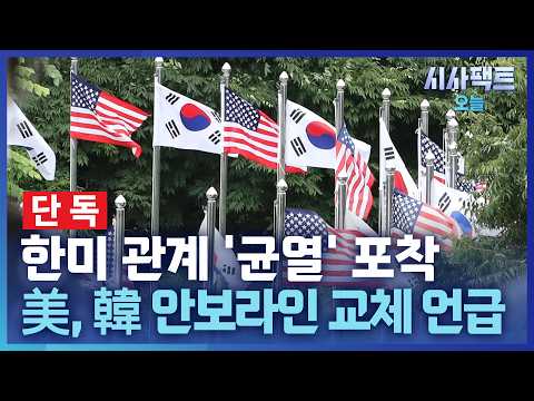 [시사팩트 오늘] [단독] 美, 국정원장 반미 성향에 입국 거부?… 한동훈-국정원의 진실게임