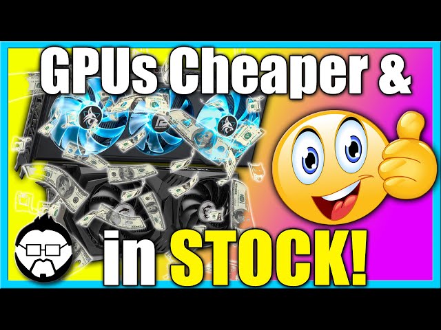 Crypto Goes BOOM! GPU Prices Drop and Supply is IN STOCK!