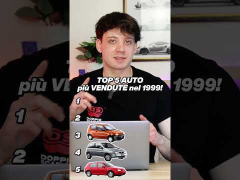 Le 5 auto piรน amate dagli italiani nel 1999 ti sorprenderanno!