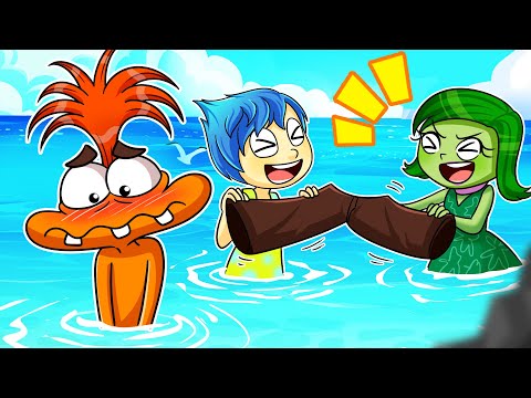 Inside Out 2 - Embarrassing Moments At The Swimming Pool | All Clips From The Movie (2024) Animation