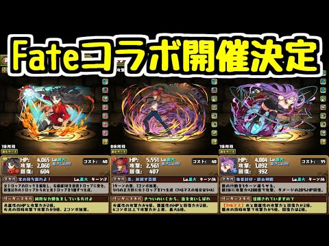 【パズドラ】Fateコラボ開催決定！！ 桜だけの正義の味方！！！！！
