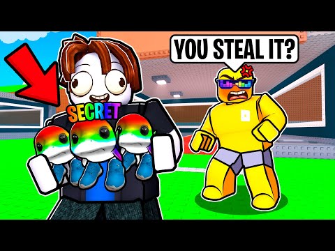 STEALING My Friend's SECRET RARE BRAINROTS as a NOOB...