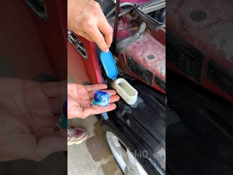 Washing Car Windows with a Laundry Capsule? 🫧🚘