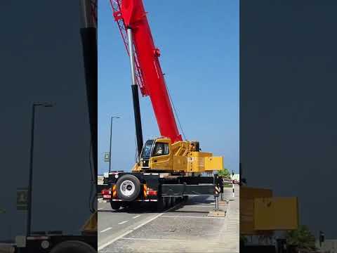 Heavy lifting Equipments is live Sany STC1300C7-1 Mobile Crane