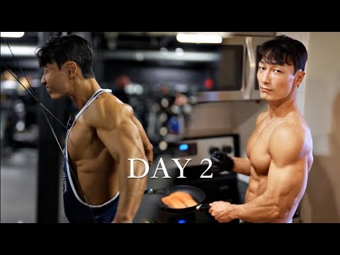 Day 2 - 초호화 머신으로 등 운동 그리고 Pull & Full Day of Eating