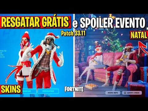 FORTNITE - DUAS SKINS GRÁTIS, NOVOS SUPER ESTILOS e VAZAMENTOS DA ATUALIZAÇÃO 33.11