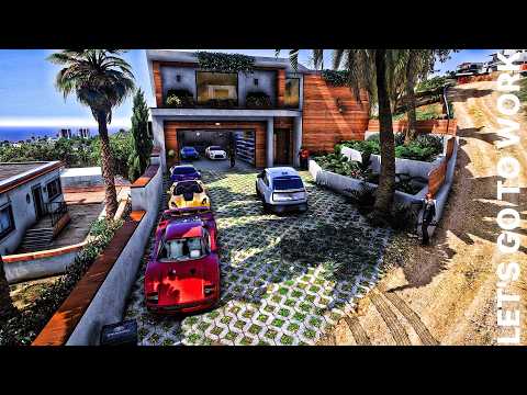 🎉 GTA 5 MODS | LET'S GO TO WORK | DESIGNER PENTHOUSE PARTY 🏙️🔥