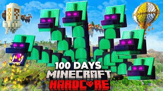 I Survived 100 Days in the EXOSPHERE in Hardcore Minecraft!