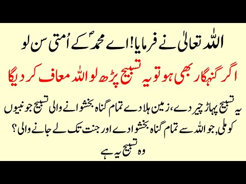 Khuda Maaf Kar Dega Ye Tasbih nabi saw ka ummati parh le Very Powerful Tasbih For hjat