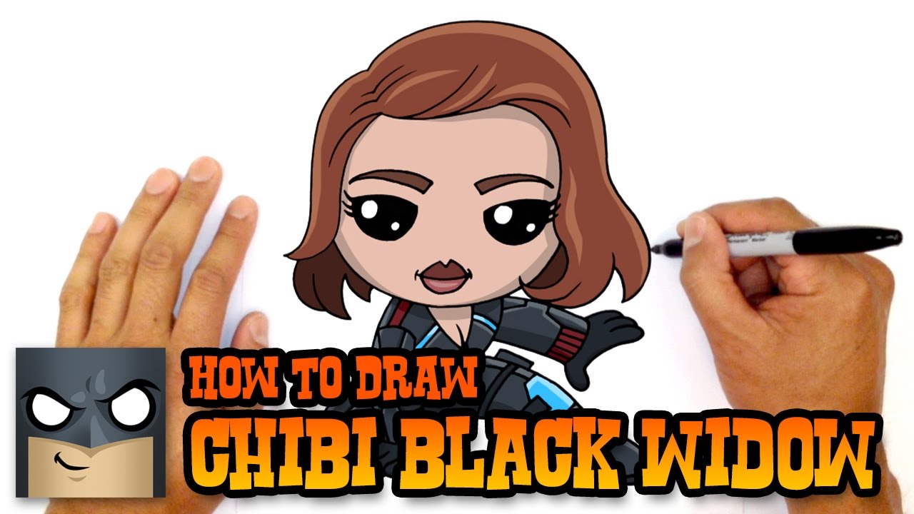 How to Draw Black Widow - The Avengers