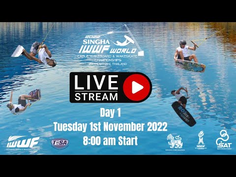 2022 SINGHA IWWF World Cable Wakeboard & Wakeskate Championships - Day
1