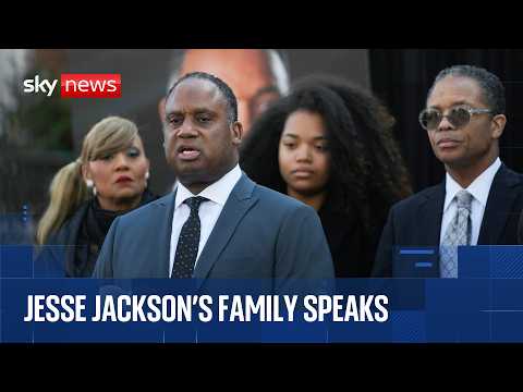 Jesse Jackson was a 'champion runner for justice', says son | Watch family news conference in full