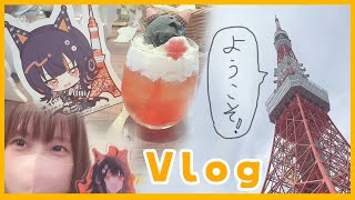 【実写Vlog】まのさばコラボいってきたお嬢様🍮東京タワーと秋葉原 【魔法少女ノ魔女裁判】