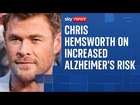 YouTube video thumbnail: Chris Hemsworth Describes 'Gear Shift' After Learning he's 10 Times More Likely to get Alzheimer's