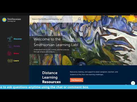 Smithsonian Learning Lab Online Office Hours