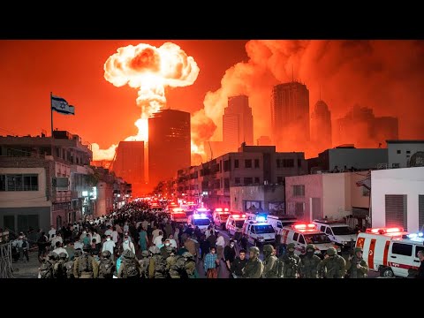 Ledakan Dahsyat! Rudal Balistik Iran Kembali Guncang Tel Aviv dan Haifa - Israel Mencekam