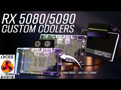 CES 2025: Alphacool RTX 5080/5090 GPU Coolers (approved by Nvidia)