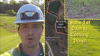 Chicopee Mass Szot Park Reservoir Demolition Complete July 15th 2025