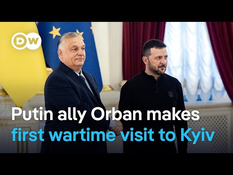 Hungary's Orban urges cease-fire on Kyiv visit but is Zelenskyy interested ? | DW News