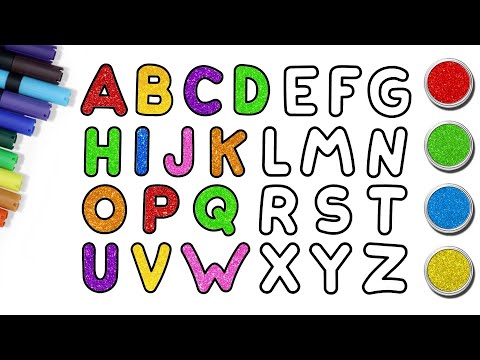 ✏️Fun and Easy ABCD Drawing for Kids | How to Draw Step-by-Step | Chiki Art Hindi