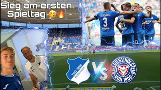 Sieg am ersten Spieltag 🥳🔥| TSG Hoffenheim 3:2 Holstein Kiel | StadionVlog