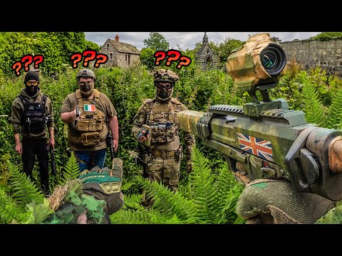 British Guy Causes CHAOS At AMAZING Irish Airsoft Field | Ghillie Sniper Battle