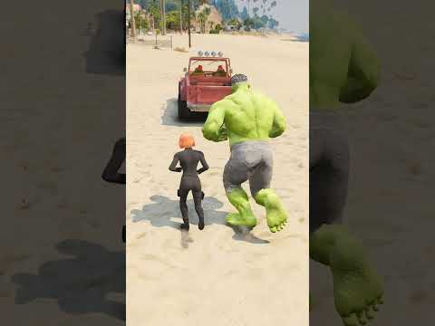 HULK SAVES AVENGERS FROM ZOMBIES #shorts #avengers