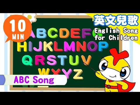 【英文兒歌】ABC Song 字母歌｜English Songs for Children｜nursery｜rhyme｜童謠｜YOYOMAN小學堂 - YouTube