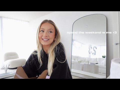 spend the weekend with me - opening pr, baking, boots haul