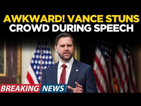 <strong>JD</strong> Vance LIVE: Awkward Moment During <strong>JD</strong> Vance Speech Goes Viral | US News LIVE