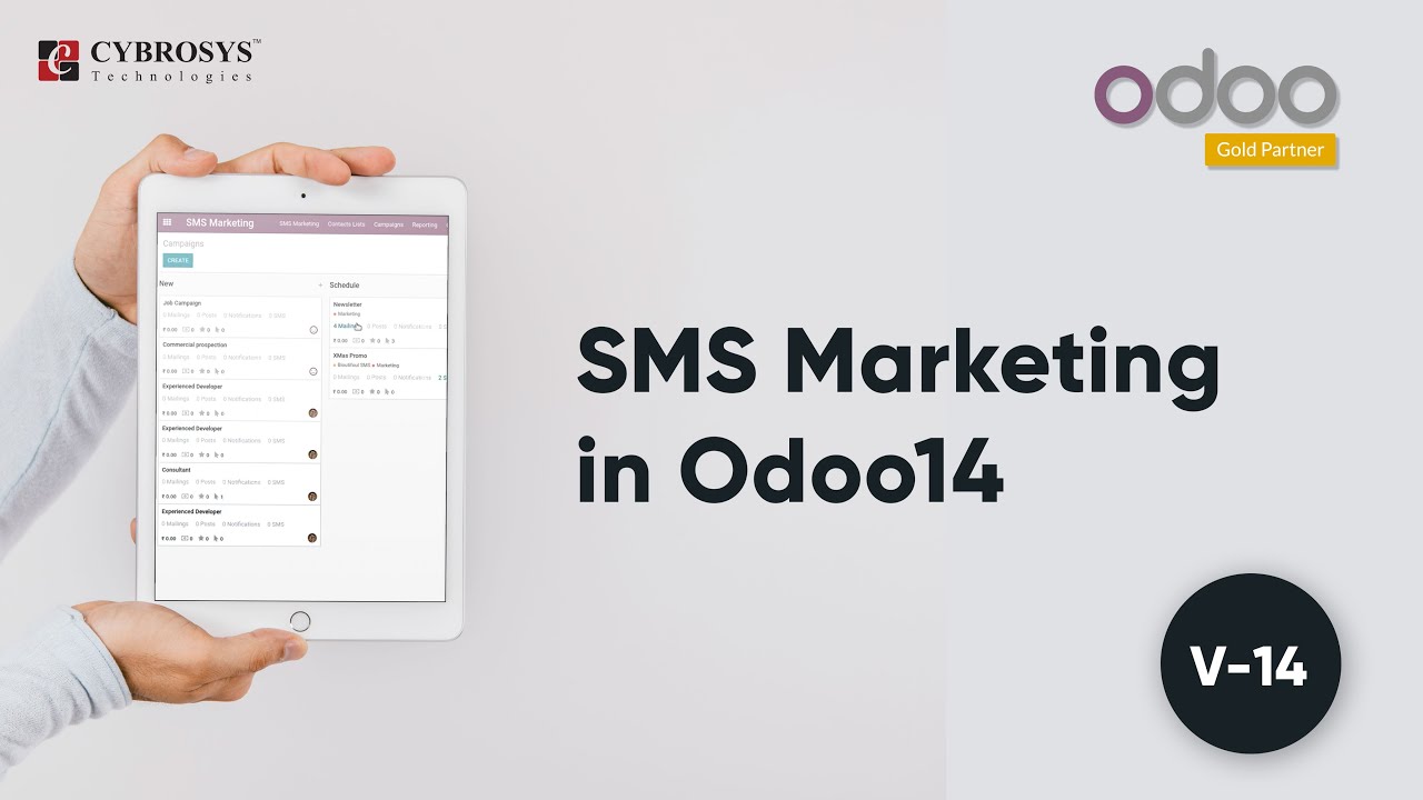 SMS Marketing in Odoo 14 | Odoo Functional Training | 2/2/2021

SMS marketing is the best marketing strategy to boost sales. A well-developed SMS marketing strategy can increase the ...