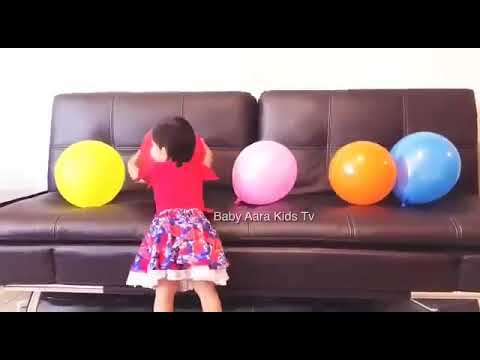 Kids pretend play with balloons | kids balloon games | kids balloon videos