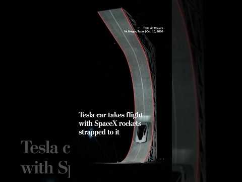 Tesla unveils flying Roadster powered by SpaceX rockets
