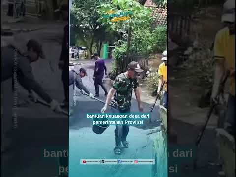 Pemdes Sukagalih Alokasikan Banprop Untuk Hotmix Jalan Desa