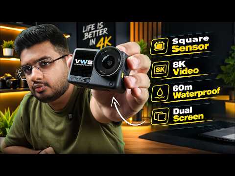 Dji Osmo Action 6 Unboxing | 8K,Square <strong>Sensor</strong>,Variable Aperture!!