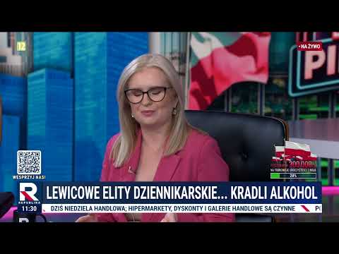 Lewicowe elity dziennikarskie... kradli alkohol  | #13PIĘTRO