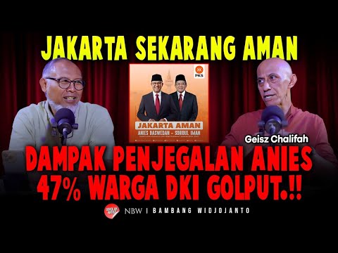 JAKARTA SEKARANG AMAN, DAMPAK PENJEGALAN ANIES 47% WARGA DKI GOLPUT.!!