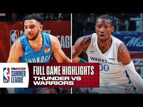 THUNDER vs WARRIORS | NBA SUMMER LEAGUE | FULL GAME HIGHLIGHTS video clip