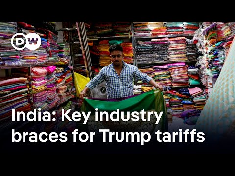YouTube video thumbnail: How’s India's Textile Industry Reacting to US Threats of Punitive Tariffs?