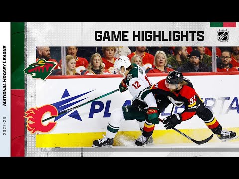 Wild @ Flames 12/7 | NHL Highlights 2022