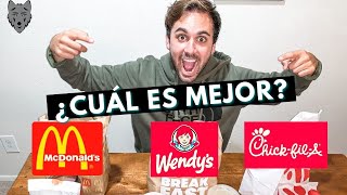 🍔la MEJOR HAMBURGUESA de Pechuga de POLLO CRUJIENTE de Estados Unidos 🇺🇸 ? BATALLA DEFINITIVA