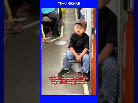 Ekspresi Bocah di Kereta Ini Bikin Netizen Bingung, Seperti Orang Dewasa Banyak Pikiran!