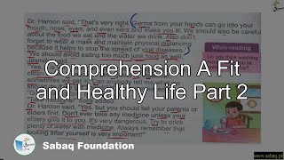 Comprehension A Fit and Healthy Life Part 2