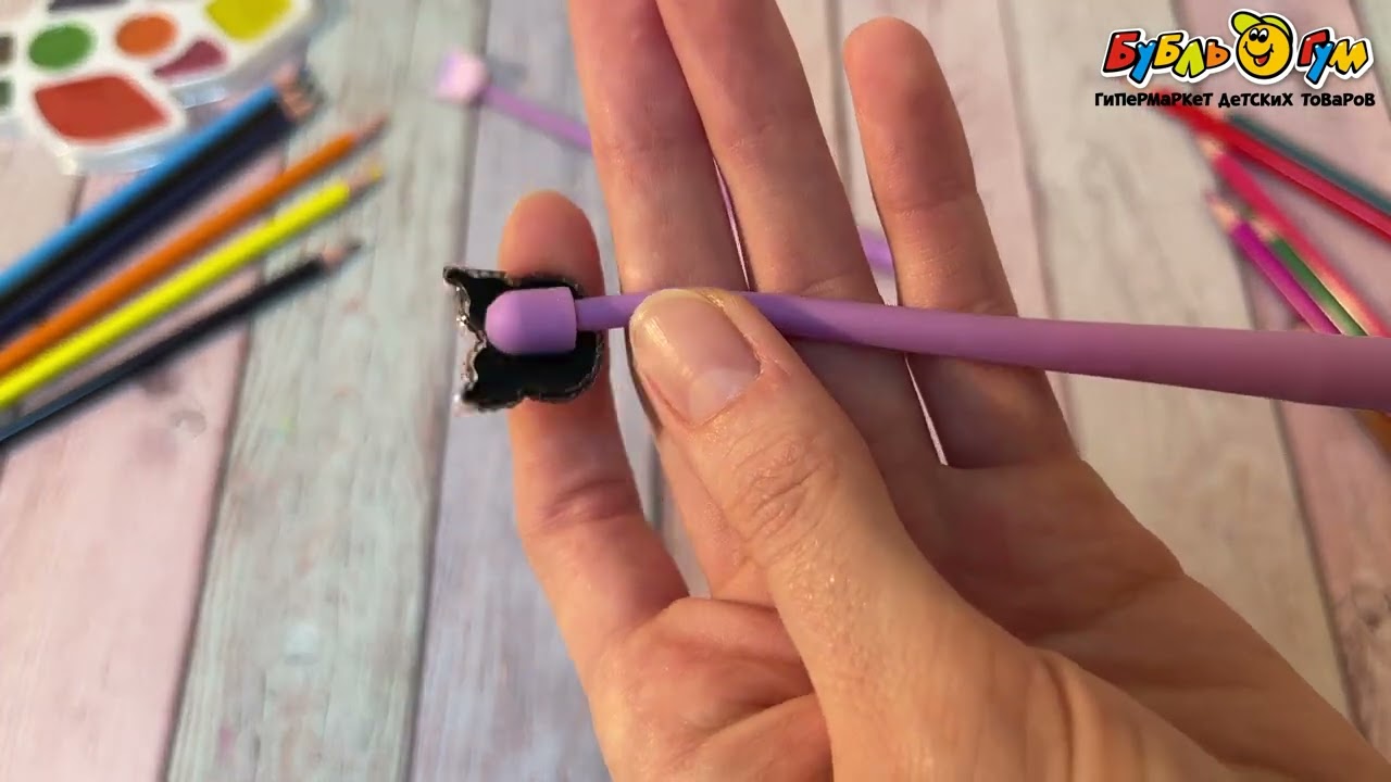 Ручка гелевая Зайка в ассортименте - видео