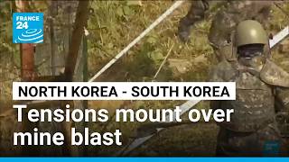 YouTube video thumbnail: Tensions Mount as South Korea Demands Apology From North Over Mine Blast