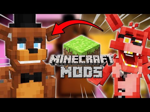 OS MELHORES MODS REALISTAS DE FNAF NO MINECRAFT 😱🤩