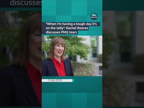 Reeves speaks for the first time about her tears in Parliament #itvnews