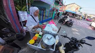 Ibu hebat jualan bubur ayam pagi2 bisa laku sampe ratusan porsi !